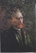 Vincent Van Gogh, Self Portrait with Pipe